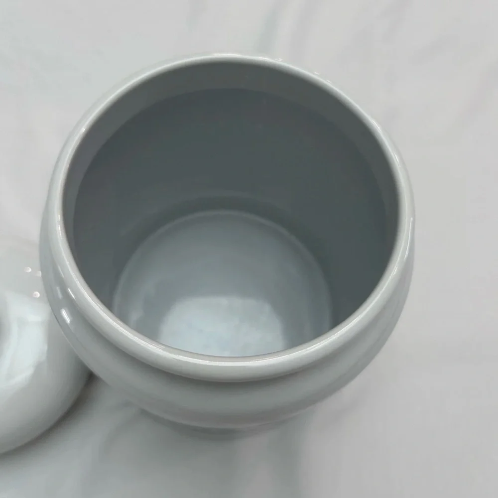 New Farmhouse Style “Delish” Cookie Jar White